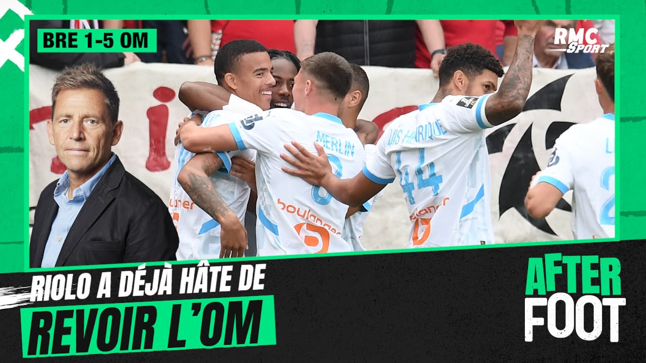 Brest 1-5 OM : Riolo a "déjà envie d'être le week-end prochain pour voir à  nouveau l'OM"