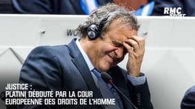 Justice : Platini débouté par la cour européenne des droits de l’Homme