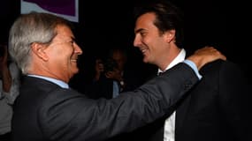 Vincent Bolloré et son fils Yannick