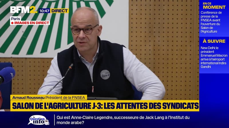 Salon de l'agriculture: la FNSEA ne souhaite pas "en faire un lieu conflictuel"