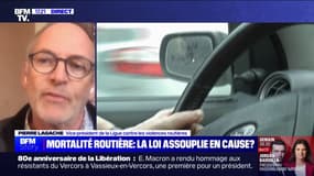 Pour Pierre Lagache (vice-président de la Ligue contre les violences routières), le "relâchement du comportement des usagers de la route" est lié au "relâchement de la politique de sécurité routière" 