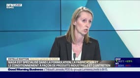 Estelle Matton (Naga) : Naga est spécialisée dans la formulation, la fabrication et le conditionnement à façon de produits industriels et d'entretien - 29/01