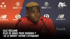 Lille réclame plus de 80M€ pour Osimhen ? "Je le mérite" estime l'attaquant