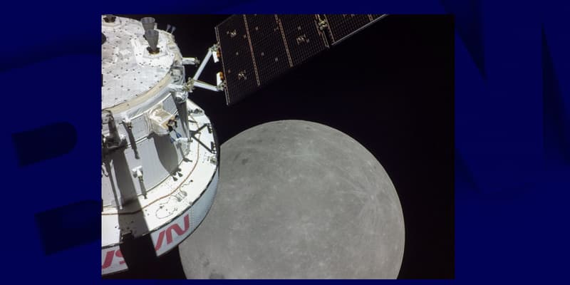 La Lune photographiée par la capsule Orion, le 21 novembre 2022