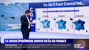 Coronavirus: la vague épidémique arrive en Ile-de-France