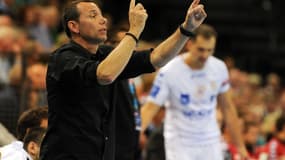 L'entraîneur du Montpellier Handball, Patrice Canayer.