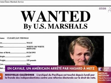 Police-Justice : En cavale, un Américain arrêté par hasard à Metz