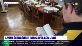 Paris: il veut évangéliser avec son mystérieux livre violet