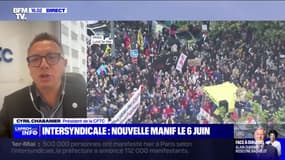 Manifestation du 6 juin: "Ça a été facile de se mettre d'accord sur la date", assure Cyril Chabanier, président de la CFTC 