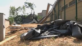 De nombreux dégâts sont à déplorer à Firminy après le passage de la tempête.