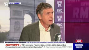 "Dire que le masque ne protège pas des infections respiratoires, c'est une ineptie": Eric Caumes était sur RMC.