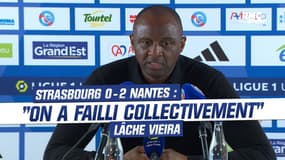 Strasbourg 0-2 Nantes : "On a failli collectivement" lâche Vieira