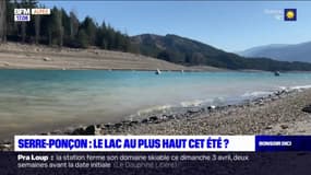 Hautes-Alpes: le niveau du lac de Serre-Ponçon scruté de très près 
