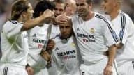 Le Brésilien vient d’ouvrir le score dans ce match aller de la Coupe des Champions… Nous sommes le 16 septembre 2003 et le Real Madrid affronte l’OM (score final 4-2).