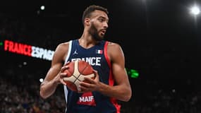 Rudy Gobert en préparation avec l'équipe de France de basket