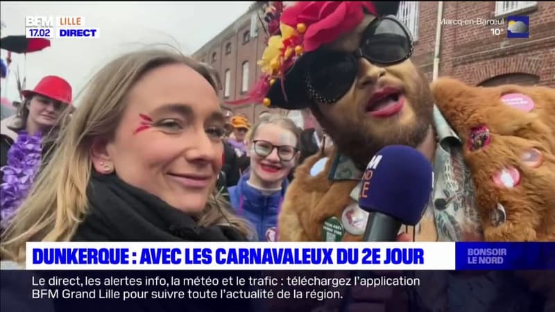 Deuxième jour de carnaval à Dunkerque