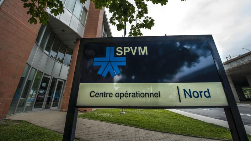 Un bâtiment de la police de Montréal