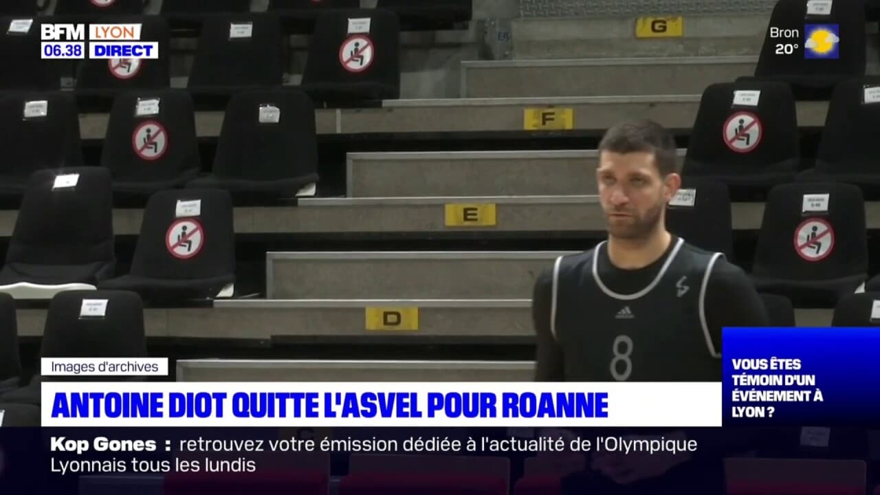 Antoine Diot Quitte L'Asvel Pour Roanne