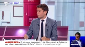 Laïcité: pour Gabriel Attal, "il faut une offensive très forte dès la rentrée scolaire"