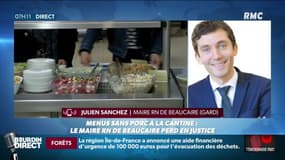 Julien Sanchez, maire de Beaucaire: "Nous servirons du porc une fois par semaine dans les cantines scolaires de Beaucaire. 