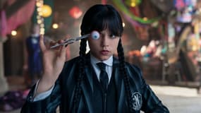 Jenna Ortega dans le rôle de Mercredi Addams.