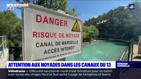 Bouches-du-Rhône: prévenir contre les risques de noyade dans le canal de Marseille