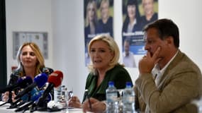 Marine Le Pen à Perpignan, le 8 juin 2022. 