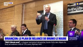 Briançon: Bruno Le Maire défend le plan de relance 