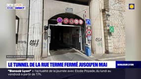 Lyon: le tunnel de la rue Terme fermé jusqu'en mai