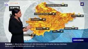 Météo: un temps ensoleillé ce dimanche, risque d'orages à l'intérieur des terres dans l'après-midi, jusqu'à 20°C à Nice