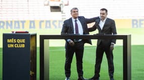 Joan Laporta et Xavi