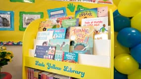 La librairie d'une école primaire de Brooklyn aux États-Unis le 1er novembre 2023. Photo d'illustration