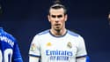 Gareth Bale en Liga avec le Real face à Getafe, le 9 avril 2022