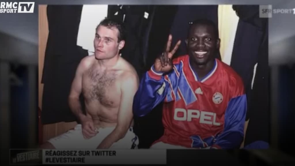 Guérin et Weah dans le vestiaire après le match