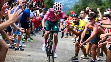 Rigoberto Uran sur la Vuelta, le 28 août 2022