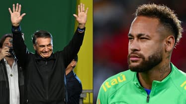 Jair Bolsonaro et Neymar