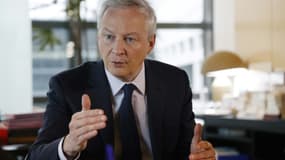 Le ministre de l'Economie Bruno Le Maire, lors d'un entretien avec la presse à Paris, le 3 février 2023