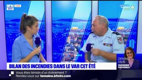 Var: le directeur départemental du SDIS 83, dresse le bilan des incendies cet été