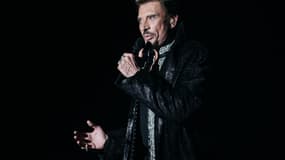 Johnny Hallyday en concert en 2006.