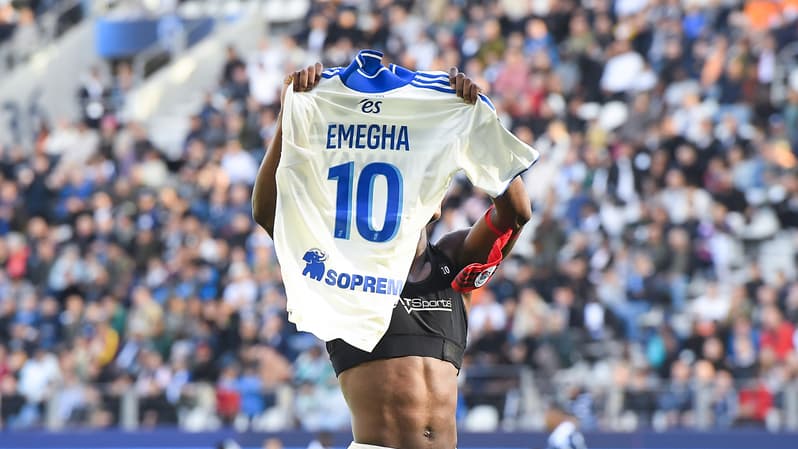 Paris FC-Strasbourg, Emmanuel Emegha