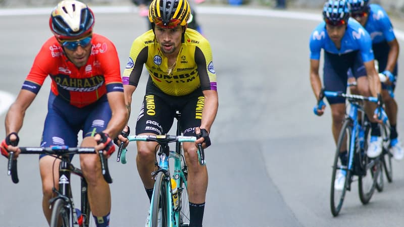 Vincenzo Nibali a pris la deuxième place du général devant Primoz Roglic.