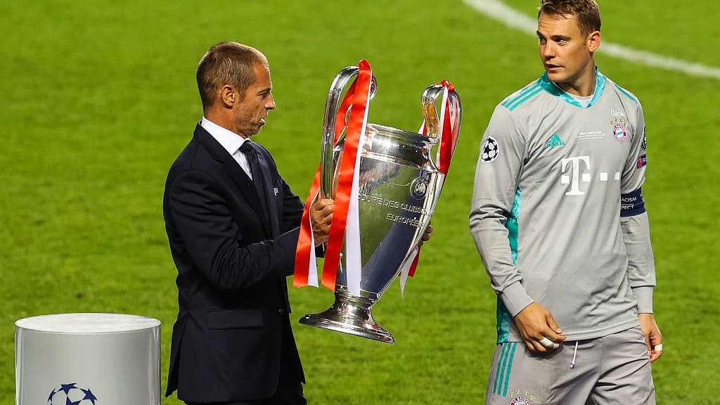 Ceferin et Neuer