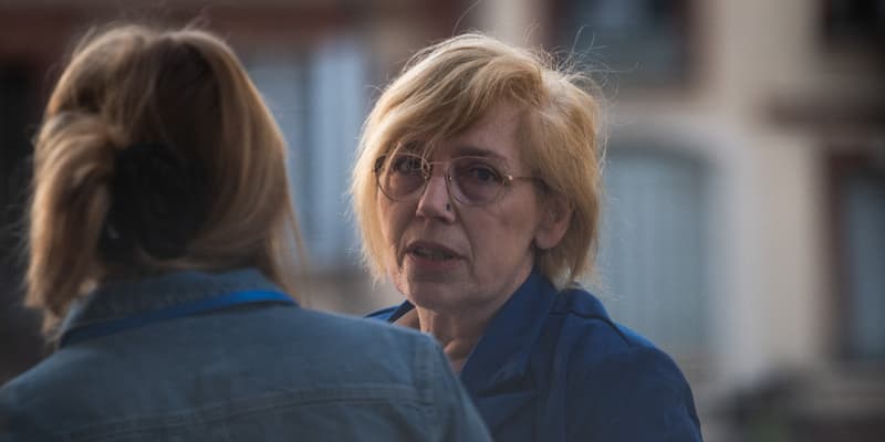 Nadine Jubillar, mère de Cédric Jubillar, au procès de ce dernier, à la cour d'assises du Tarn, à Albi, le 8 octobre 2025.