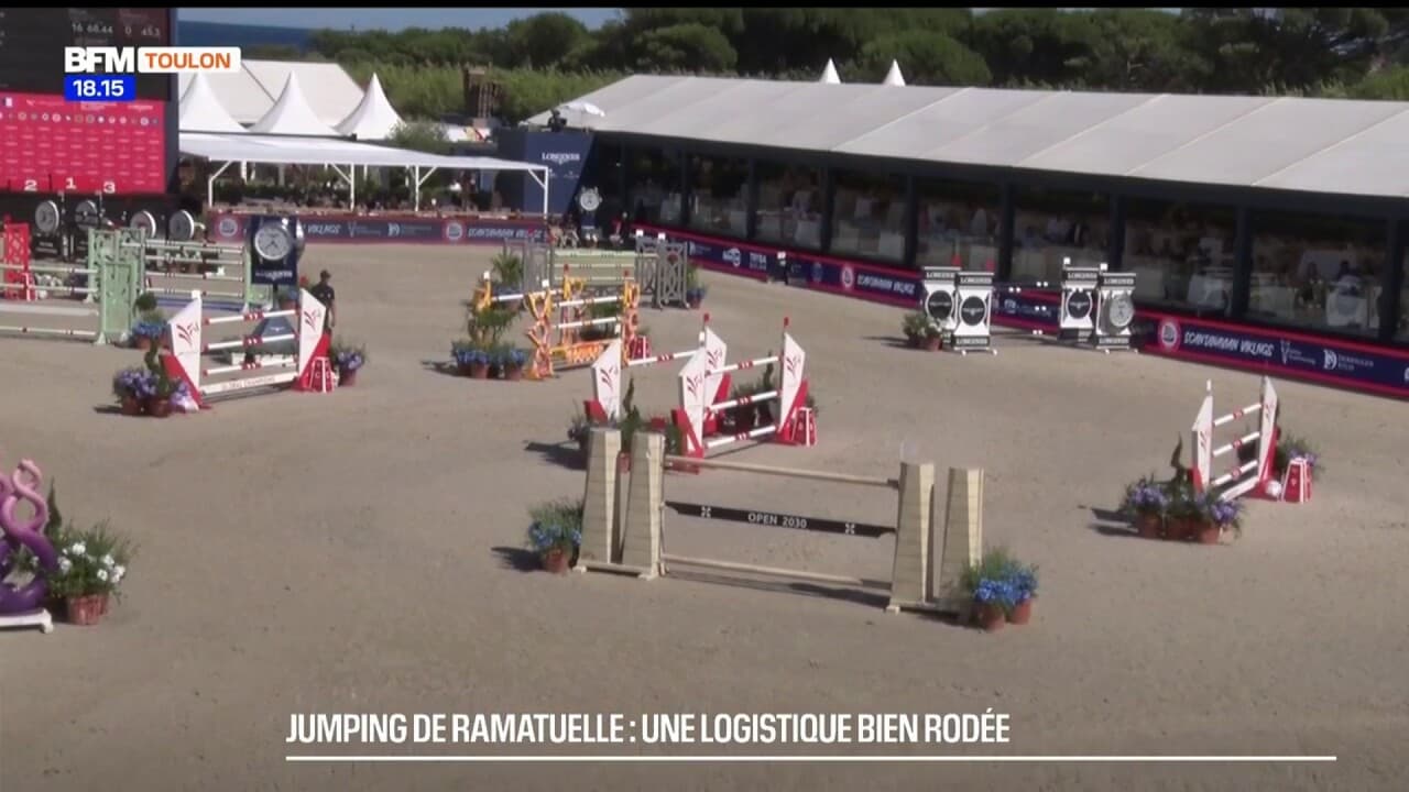 Le jumping de Ramatuelle, une logistique bien rodée