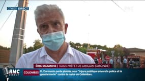 Incendie en Gironde: le sous-préfet d'une commune à proximité s'est rendu sur place