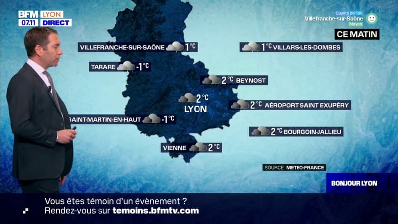 Météo Lyon: un vendredi nuageux et pluvieux