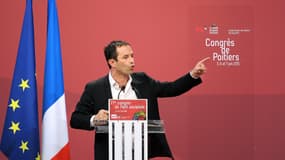 Benoît Hamon au congrès du PS de Poitiers