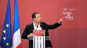 Benoît Hamon au congrès du PS de Poitiers