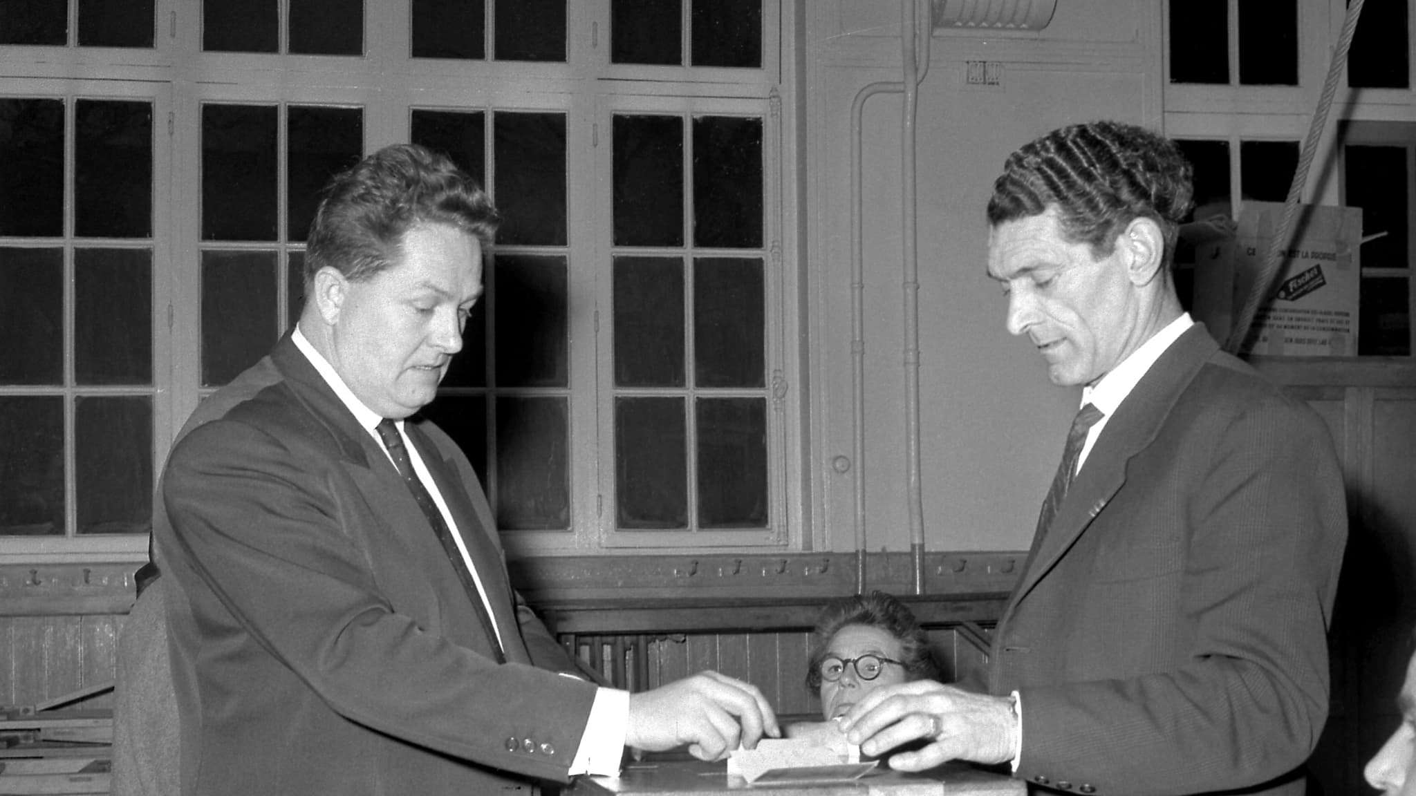 Jean-Marie Le Pen à Paris le 8 avril 1962