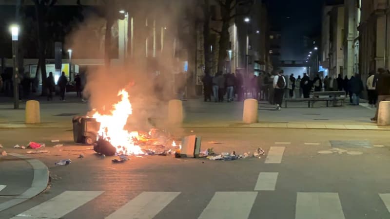 Des tensions ont éclaté à Lyon après le rejet des motions de censure et l'adoption de la réforme des retraites ce lundi.